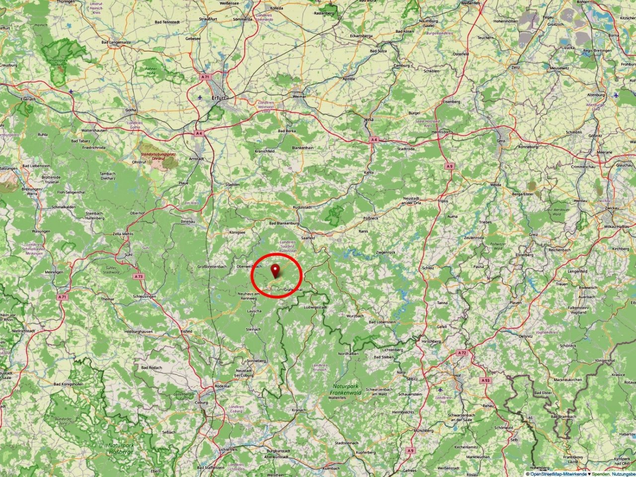 Grundstück kaufen in Saalfeld/Saale OT Reichmannsdorf Teilweise