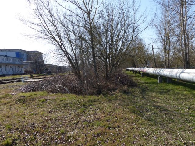 Lage des Flurstückes 128/11 - Unbebaute Bahnnebenflächen **gem. § 23 AEG von Bahnbetriebszwecken freigestellt**