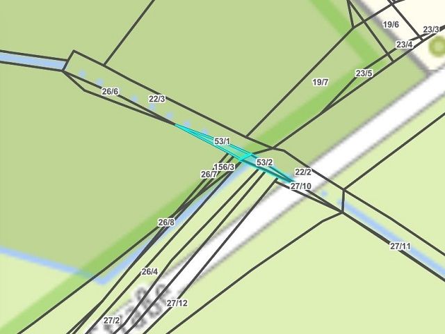 Lageskizze Flurstücke 53/1 und 53/2 - 14 Ufer-, Wasser- & Grünlandflächen im Kreis Herzogtum Lauenburg **nahe Hamburg und Lübeck**