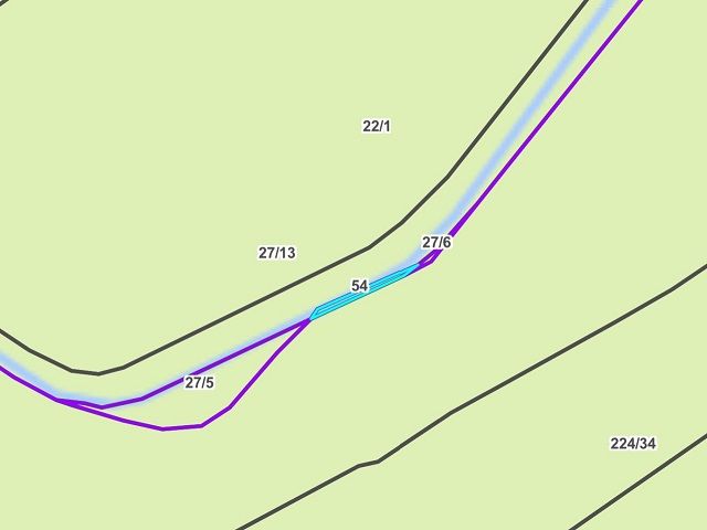 Lageskizze Flurstück 54 - 14 Ufer-, Wasser- & Grünlandflächen im Kreis Herzogtum Lauenburg **nahe Hamburg und Lübeck**