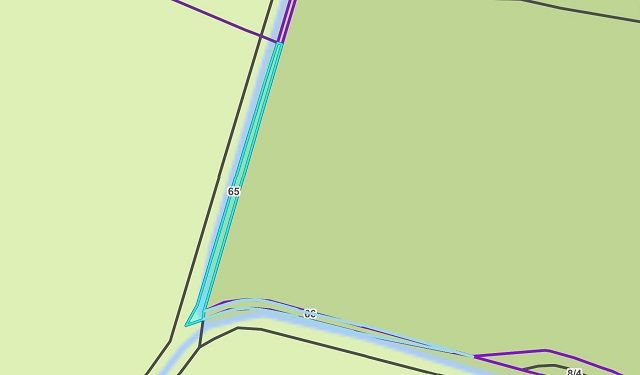 Lageskizze Flurstücke 65 und 66 - 14 Ufer-, Wasser- & Grünlandflächen im Kreis Herzogtum Lauenburg **nahe Hamburg und Lübeck**