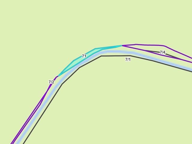 Lageskizze Flurstück 71 - 14 Ufer-, Wasser- & Grünlandflächen im Kreis Herzogtum Lauenburg **nahe Hamburg und Lübeck**