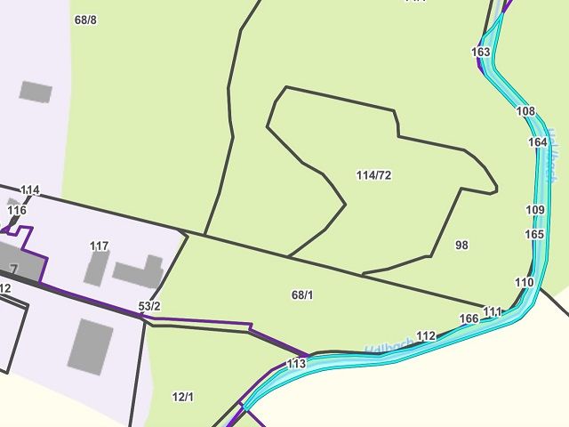 Lageskizze Flurstück 98 - 14 Ufer-, Wasser- & Grünlandflächen im Kreis Herzogtum Lauenburg **nahe Hamburg und Lübeck**