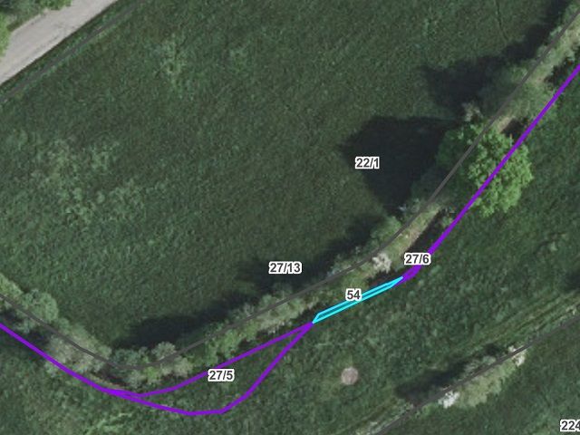 Lageskizze mit Luftbildunterlegung Flurstück 54 - 14 Ufer-, Wasser- & Grünlandflächen im Kreis Herzogtum Lauenburg **nahe Hamburg und Lübeck**