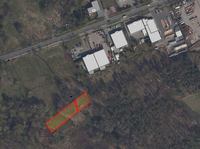 Lageskizze mit Luftbildunterlegung - Vertragsfreie Gehölzfläche am Alten Heuweggraben Reinsdorf nördlich des Stadtzentrums Lutherstadt Wittenberg