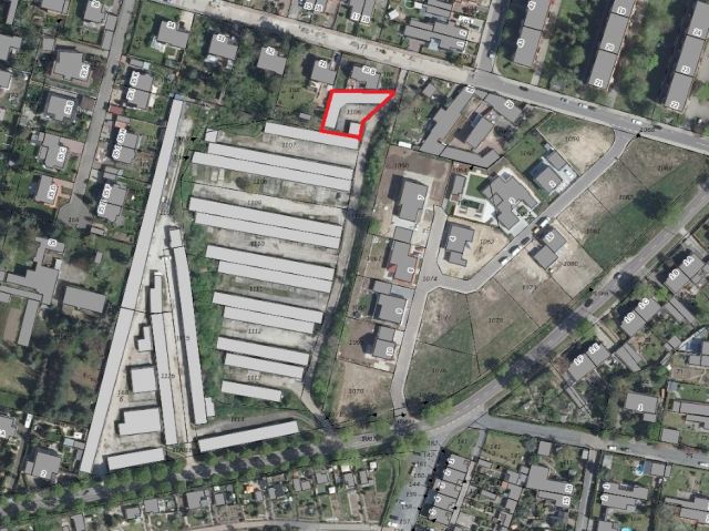 Lageskizze mit Luftbildunterlegung - 12 vermietete/verpachtete Garagen in der Kreisstadt Köthen ** Jahreserlös rund 2.400 Euro**