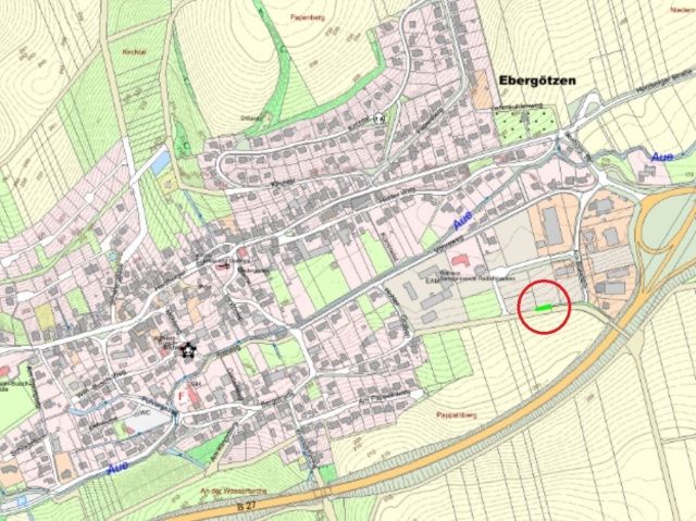 Umgebungskarte - Vertragsfreies Grundstück 15 km östlich von Göttingen