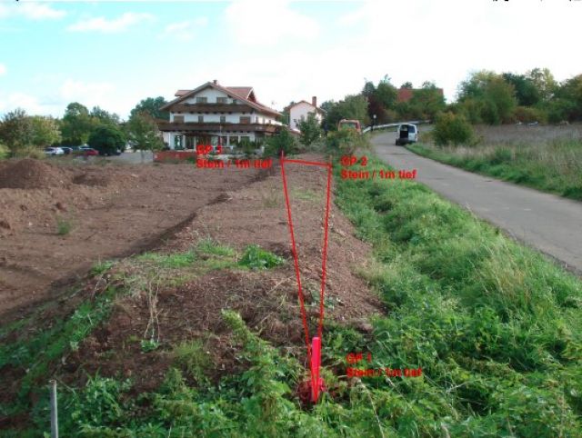 Blick auf den Verkaufsgegenstand mit Umgebung - Vertragsfreies Grundstück 15 km östlich von Göttingen