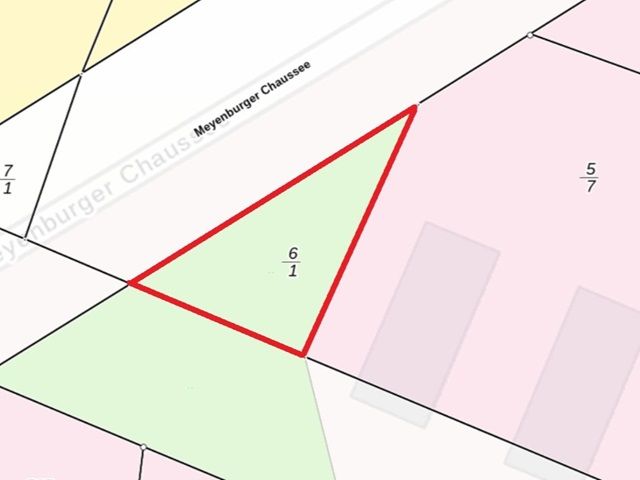 Lageskizze - Vertragsfreie Grünfläche im Norden Pritzwalks **zwischen Berlin und Hamburg**