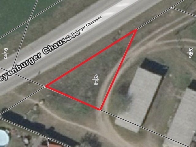 Lageskizze mit Luftbildunterlegung - Vertragsfreie Grünfläche im Norden Pritzwalks **zwischen Berlin und Hamburg**