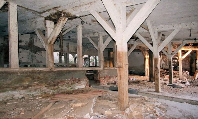 Innenansicht - Ruinöses, ehemaliges Speichergebäude auf Bauland - ca. 35 km von Greifswald, Stralsund und der Ostsee entfernt