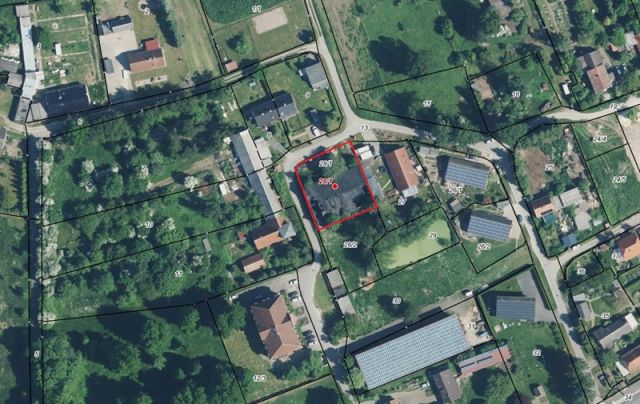 Lageskizze - Ruinöses, ehemaliges Speichergebäude auf Bauland - ca. 35 km von Greifswald, Stralsund und der Ostsee entfernt