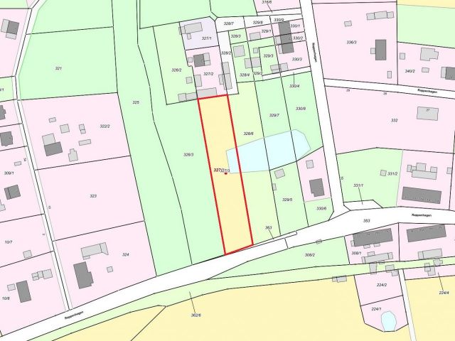 Lageskizze - Tlw. verpachtete Landwirtschafts- Wald- und Wasserfläche zwischen Greifswald und Wolgast