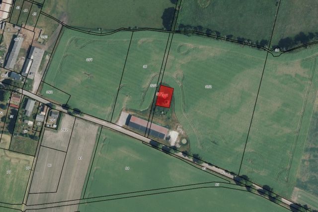 Umgebungsskizze - Grundstück bebaut mit einer ehemaligen Holländermühle in ruinösem Zustand ca. 10 km von Anklam entfernt