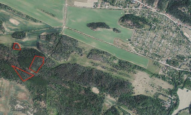 Umgebungsskizze - Insgesamt über 3,2 ha Holzungs-/Waldflächen in Quedlinburg 