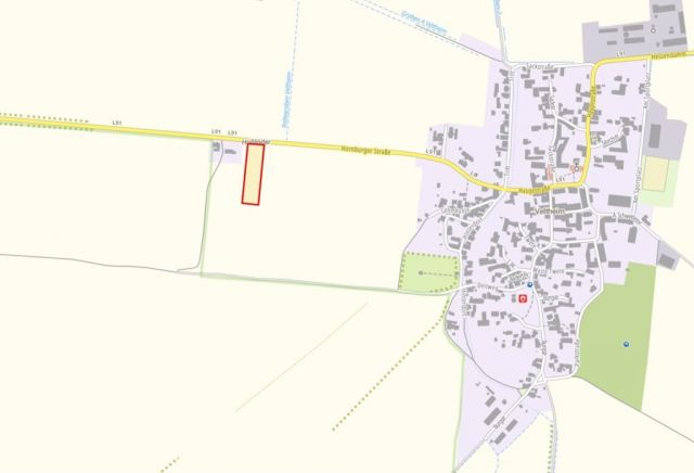 Umgebungsskizze - Bis 30.09.2024 verpachtete Landwirtschaftsfläche