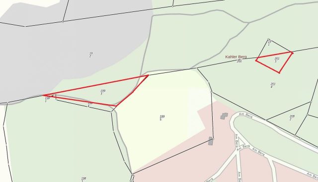 Lageskizze - 2 Waldflächen westlich von Berlin im Havelland