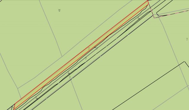 Lageskizze Flurstück 79/2 - 5 Wald-/Holzungsflächen an der Bahntrasse Magdeburg - Berlin