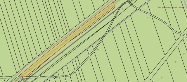 Lageskizze Flurstück 144/4 - 5 Wald-/Holzungsflächen an der Bahntrasse Magdeburg - Berlin