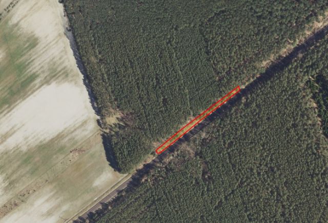 Lageskizze Flurstück 144/4 - 5 Wald-/Holzungsflächen an der Bahntrasse Magdeburg - Berlin