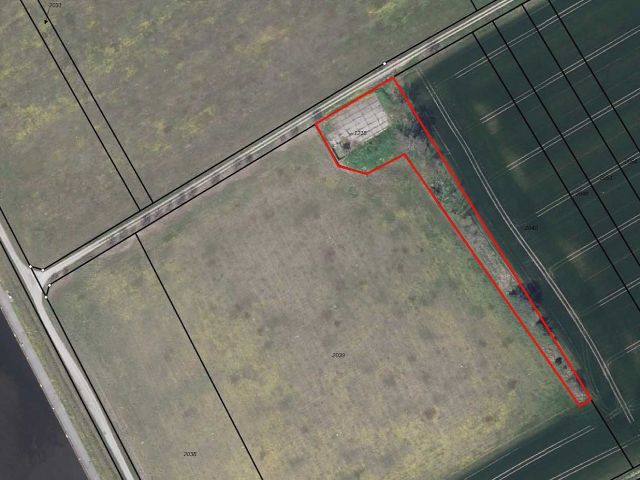 Lageskizze - Verpachtete Betonplatte und Güllegrube östlich des Mittellandkanals