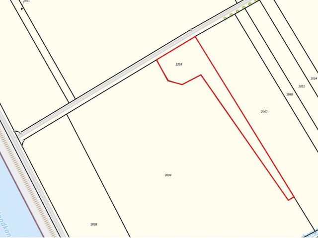 Lageskizze - Verpachtete Betonplatte und Güllegrube östlich des Mittellandkanals