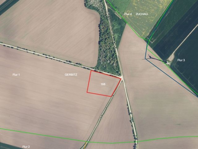 Lageskizze - Über 1,2 Hektar bis 30.09.2027 verpachtetes Ackerland ** Jahrespacht 587 €