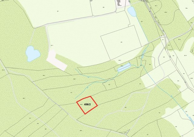 Umgebungsskizze - Vertragsfreie Waldfläche in der Oberlausitz