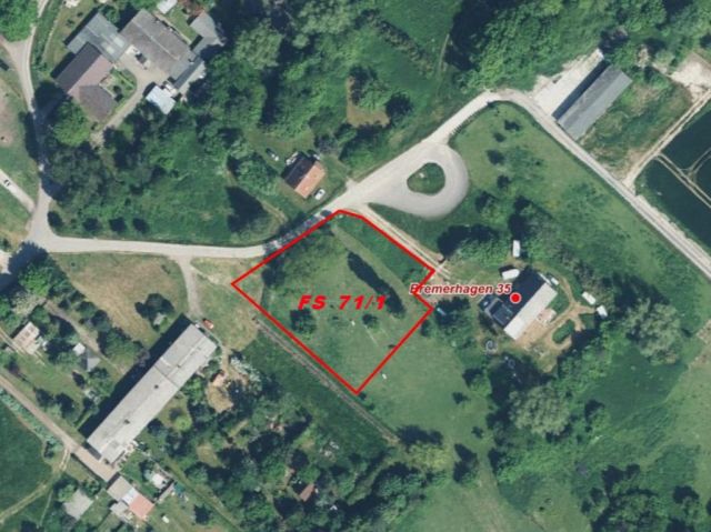 Lageskizze - Großes Grundstück mit positivem Bauvorbescheid in Ostseenähe ** aktueller BRW € 20/m² **