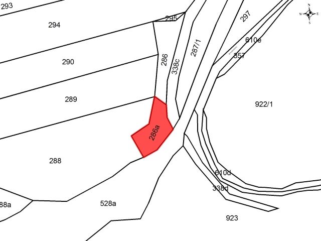Lageskizze - Kleine Waldfläche in der Sächsischen Schweiz