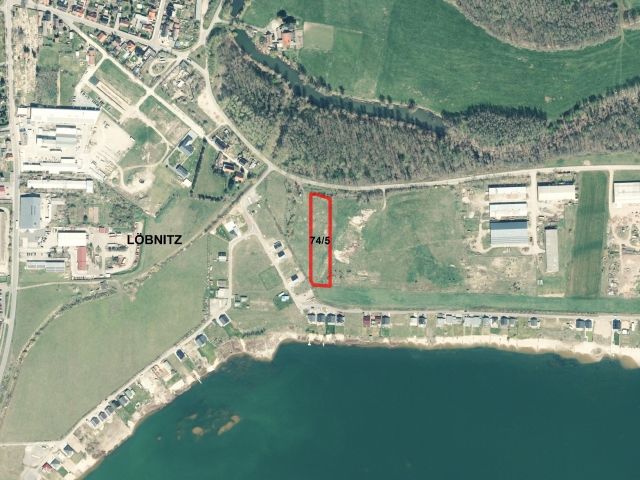 Lageskizze - Bis zum 30.09.2029 verpachtete Grünlandfläche **ehem. Deponie angrenzend and Wochenend- und Ferienhausgebiet**