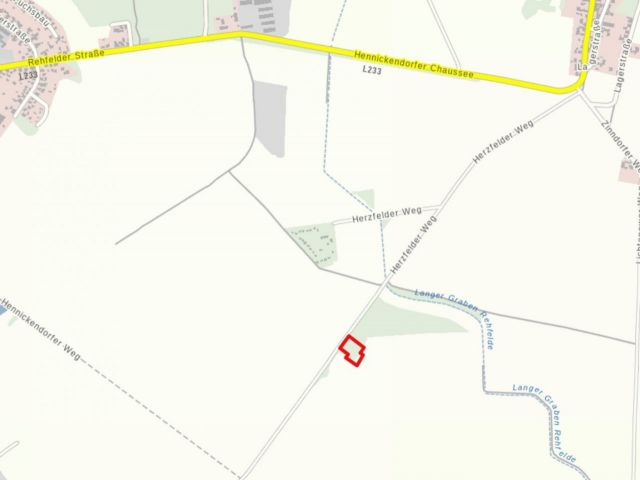 Lichtenow Flur 1 Flurstück 50 - 3 Grundstücke im Landkreis Märkisch-Oderland **insgesamt über 1,8 Hektar**