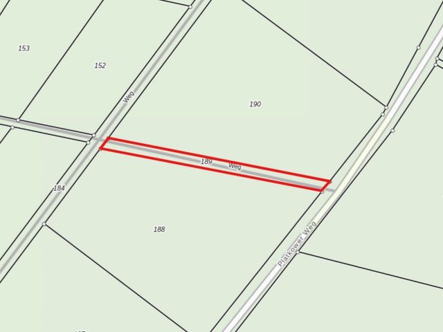Alt Rosenthal Flur 2 Flurstück 189 - 3 Grundstücke im Landkreis Märkisch-Oderland **insgesamt über 1,8 Hektar**