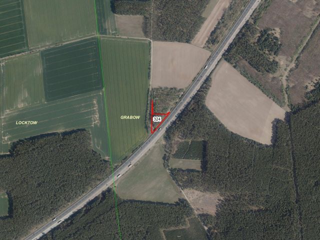  Lageskizze Grabow 2 Flur Flst 324 - Splitterflächen in Potsdam-Mittelmark **insgesamt über 2 Hektar**