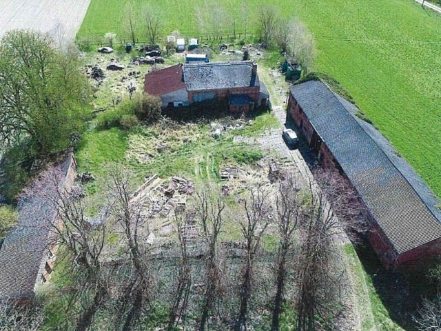 Blick auf den Verkaufsgegenstand mit Umgebung - Ehemaliges Gewerbegrundstück mit Stall- und Werkstattgebäude *Lage im Dreiländereck Sachsen-Anhalt, Brandenburg & Niedersachsen*
