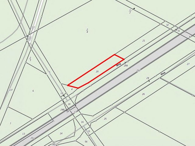 Lageskizze Neuendorf b. Brück Flur 2 Flurstück 20 - Zwei Flächen in Potsdam-Mittelmark