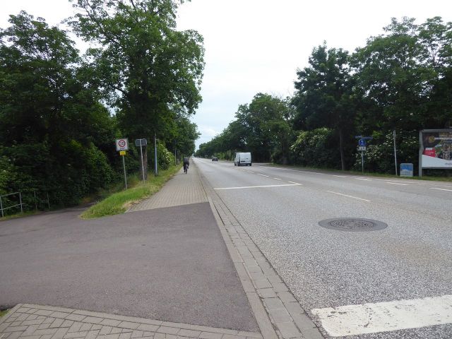 Anbindung Waldluftweg - Teilweise vertragslos genutzte Straße in einem Wohn- und Gartenhausgebiet (ehemalige Gartenkolonie) in Magdeburg