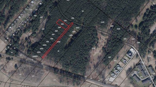 Lageskizze Flurstück 97/4 und Wegeflurstück - Waldfläche auf der Insel Usedom **nahe Ostseestrand von Zinnowitz**