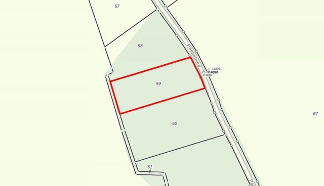 Lageskizze Flurstück 59 - 3 Waldflächen mit insgesamt über 1,5 ha in Streulage um Uebigau-Wahrenbrück im Elbe-Elster-Kreis