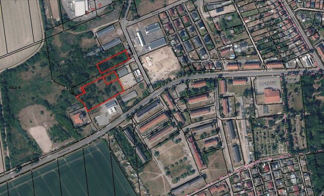 Umgebungsskizze - Unbebaute Flächen im Gewerbegebiet in Kalbe (Milde)