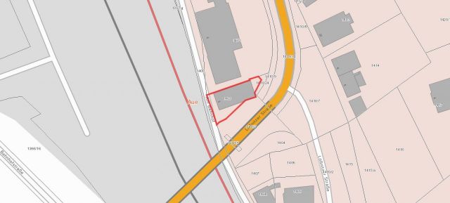 Lageskizze - Leerstehendes ehemaliges Gewerbeobjekt in Ortslage von Aue-Bad Schlema im Erzgebirgskreis