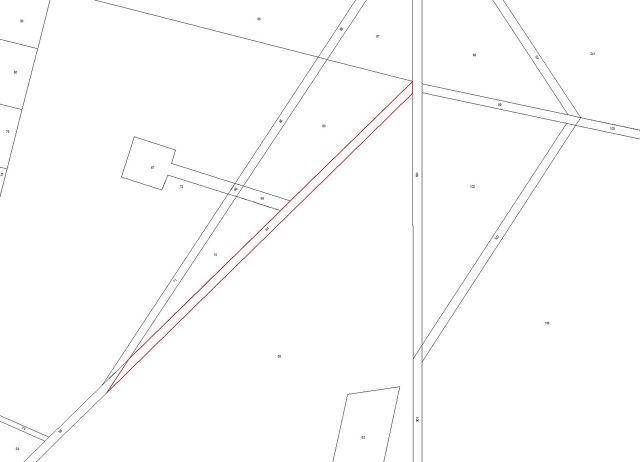 Lageskizze Rießen Flur 3 Flurstück 64 - Splitterflächen bei Eisenhüttenstadt  **vertragsfrei**