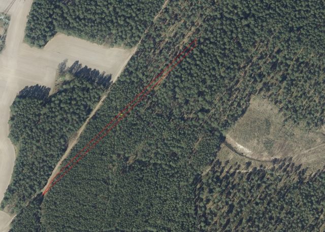 Lageskizze Rießen Flur 3 Flurstück 64 - Splitterflächen bei Eisenhüttenstadt  **vertragsfrei**