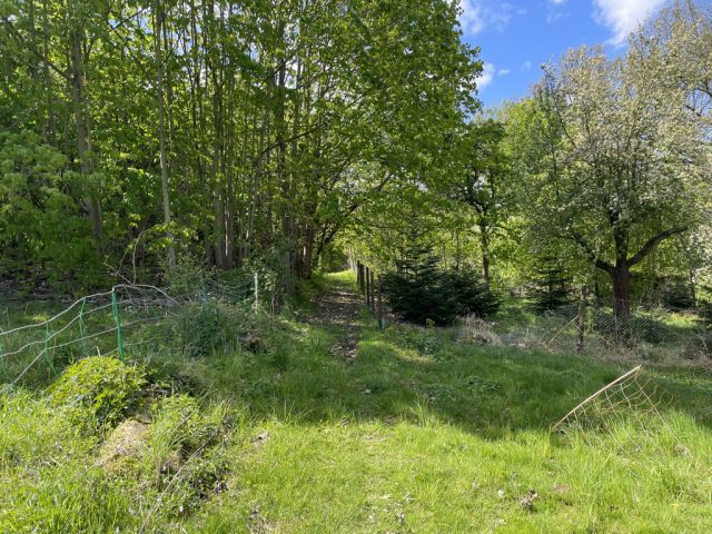 Zuwegung zum Verkaufsgegenstand - Ruhig gelegenes Erholungsgrundstück mit Gartenhaus und Terrasse **Lage zwischen Leipzig, Dresden und Chemnitz**