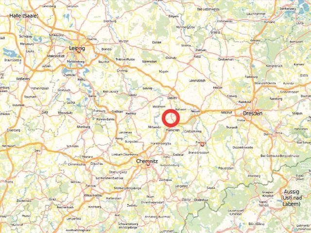 Lage in der Region - Ruhig gelegenes Erholungsgrundstück mit Gartenhaus und Terrasse **Lage zwischen Leipzig, Dresden und Chemnitz**