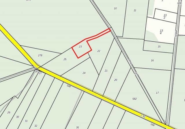 Lageskizze Drehnow Flur 2 Flurstück 23 - 3 Grundstücke in der Niederlausitz **über 1,4 Hektar**