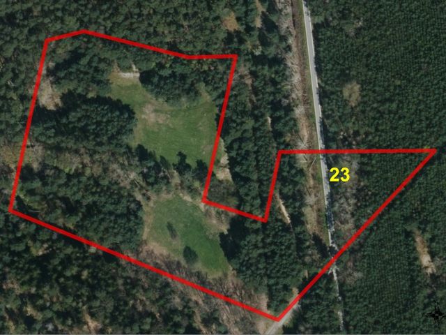 Lageskizze - Wald- und Straßenverkehrsfläche südwestlich von Casel **über 2,5 Hektar**