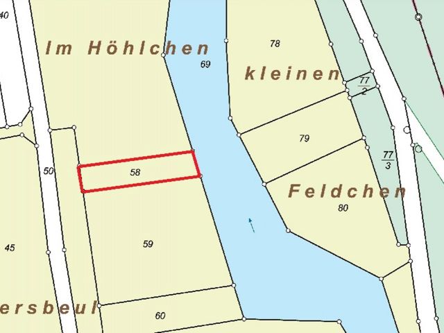 Lageskizze - Grünland-/Landwirtschaftsfläche am ´Dernbach´