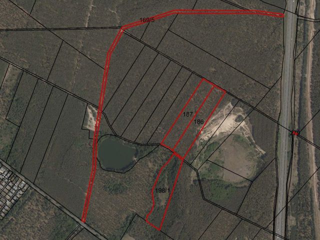 Lageskizze - Über 8 Hektar am Nicolassee **ca. 45 km südlich des Berliner Stadtzentrums**