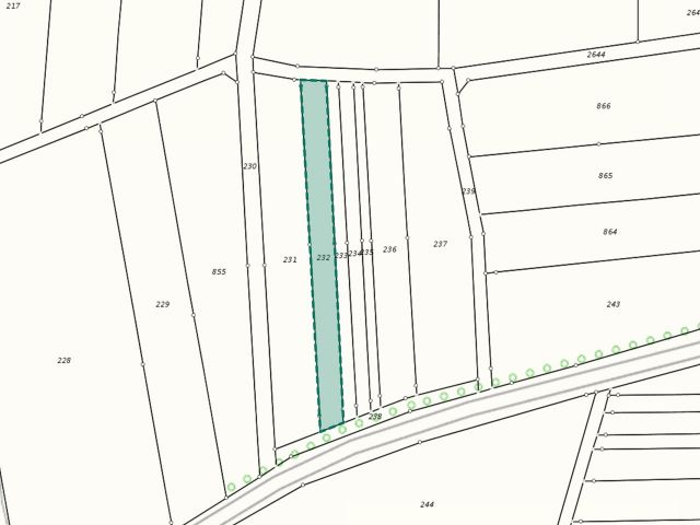Lageskizze - Verpachtete Landwirtschaftsfläche in der Rhön